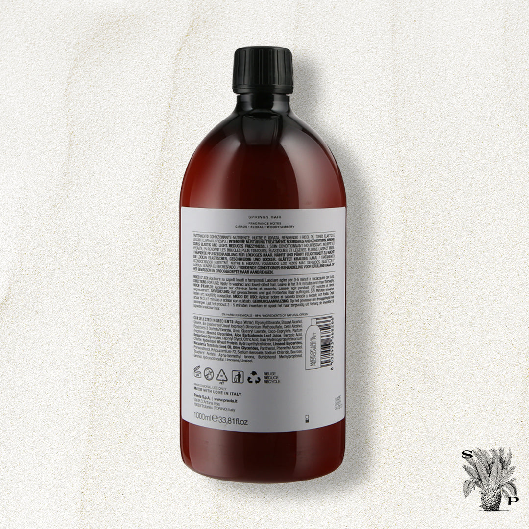 Previa SMOOTHING DEFINED CURLS Curlfriends Conditioner Natural Organic Ingredients (1000ml)