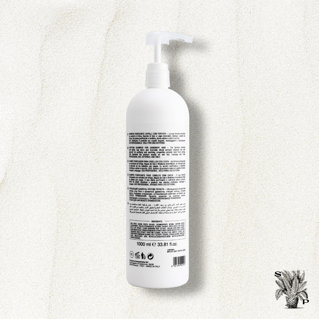 PURA Kosmetica CLARIFY Natural Ingredient Anti Dandruff Anti Itching Shampoo - 1000ml
