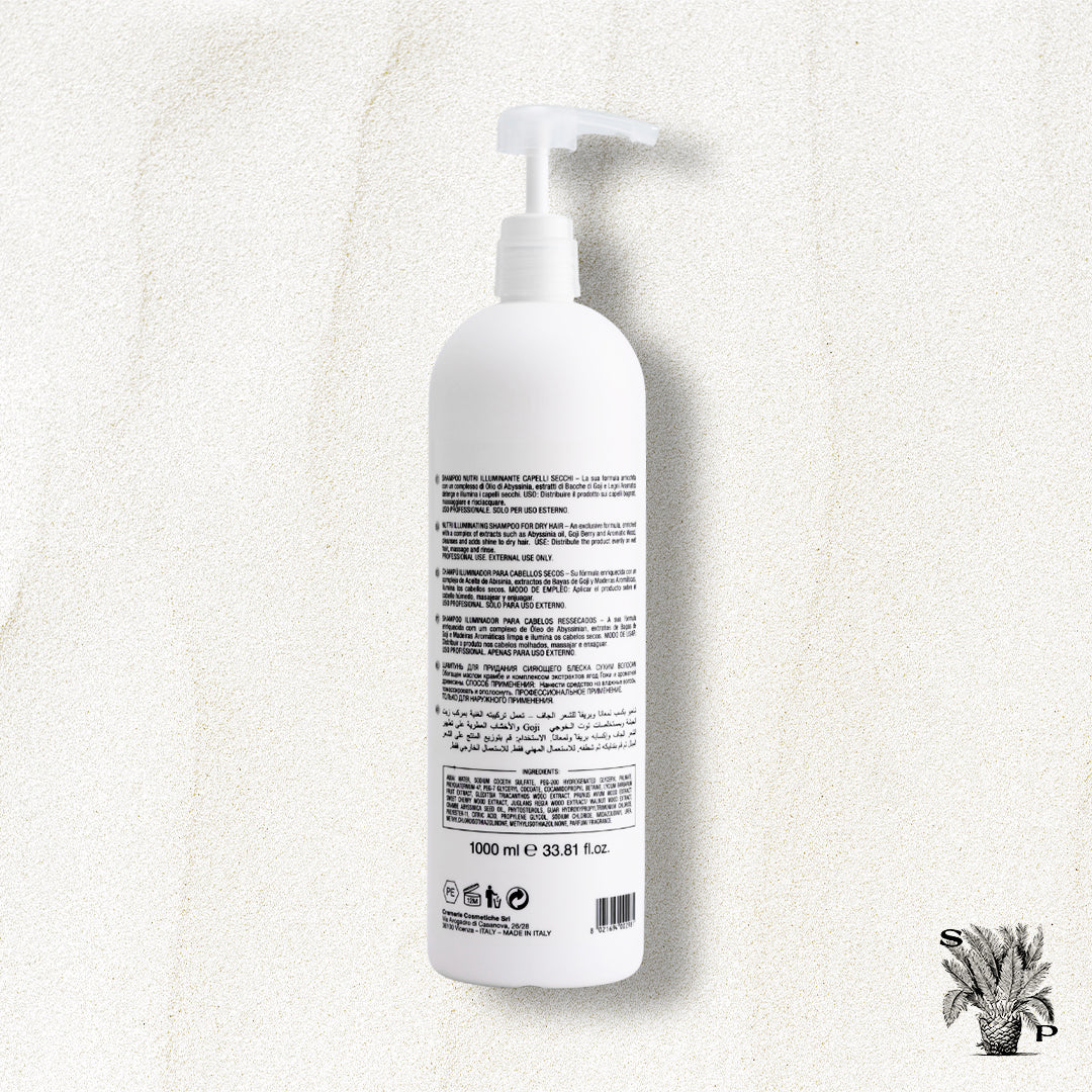PURA Kosmetica NUTRI LUMIA Illuminating Shampoo for Dry Hair - 1000ml